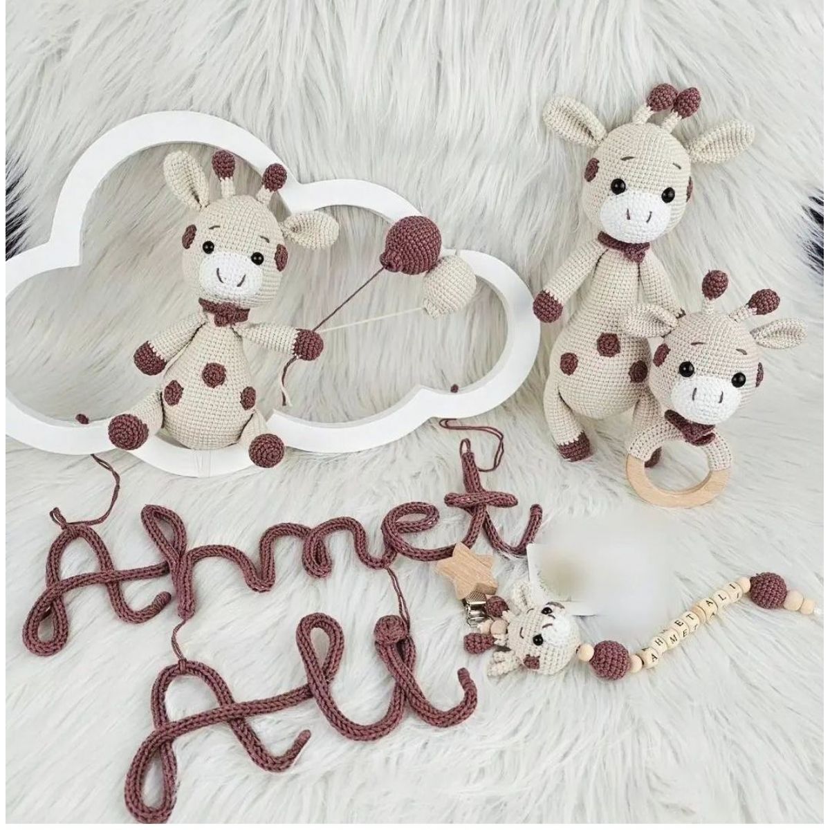 Amigurumi Zürafa Set - hanimdanhalka.com